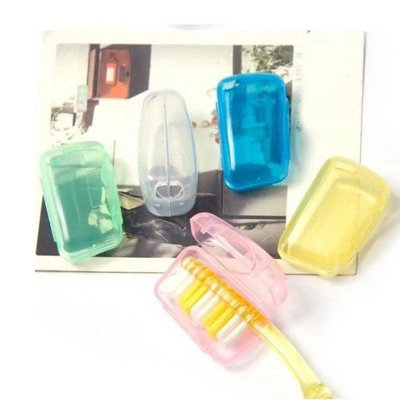 10pcs Travel Toothbrush Cover Holder Protect Brush Case Box Toothbrush Health