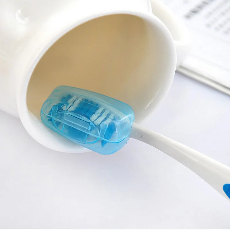 10pcs Travel Toothbrush Cover Holder Protect Brush Case Box Toothbrush Health