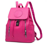 Lady PU Leather Backpack Travel Bag