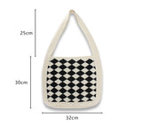 Casual Knitted Slouchy Bag Soft Shoulder Hobo Bag