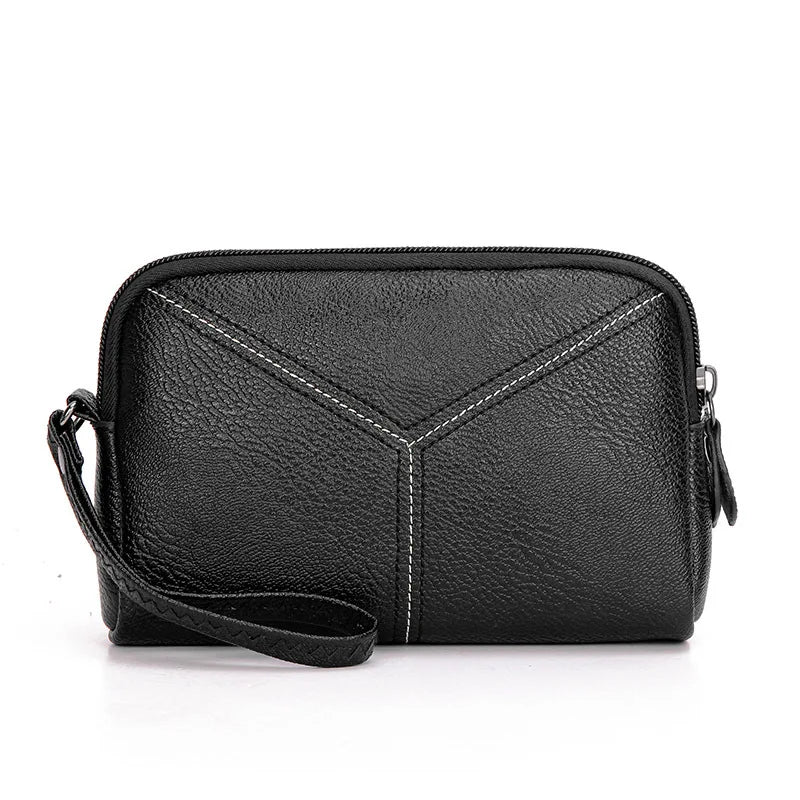 Leather Women Envelope Bag Clutch Purse Handbag