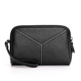 Leather Women Envelope Bag Clutch Purse Handbag