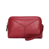 Leather Women Envelope Bag Clutch Purse Handbag