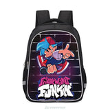 Cartoon Print Men Backpack for Teen School Daily Book Bag