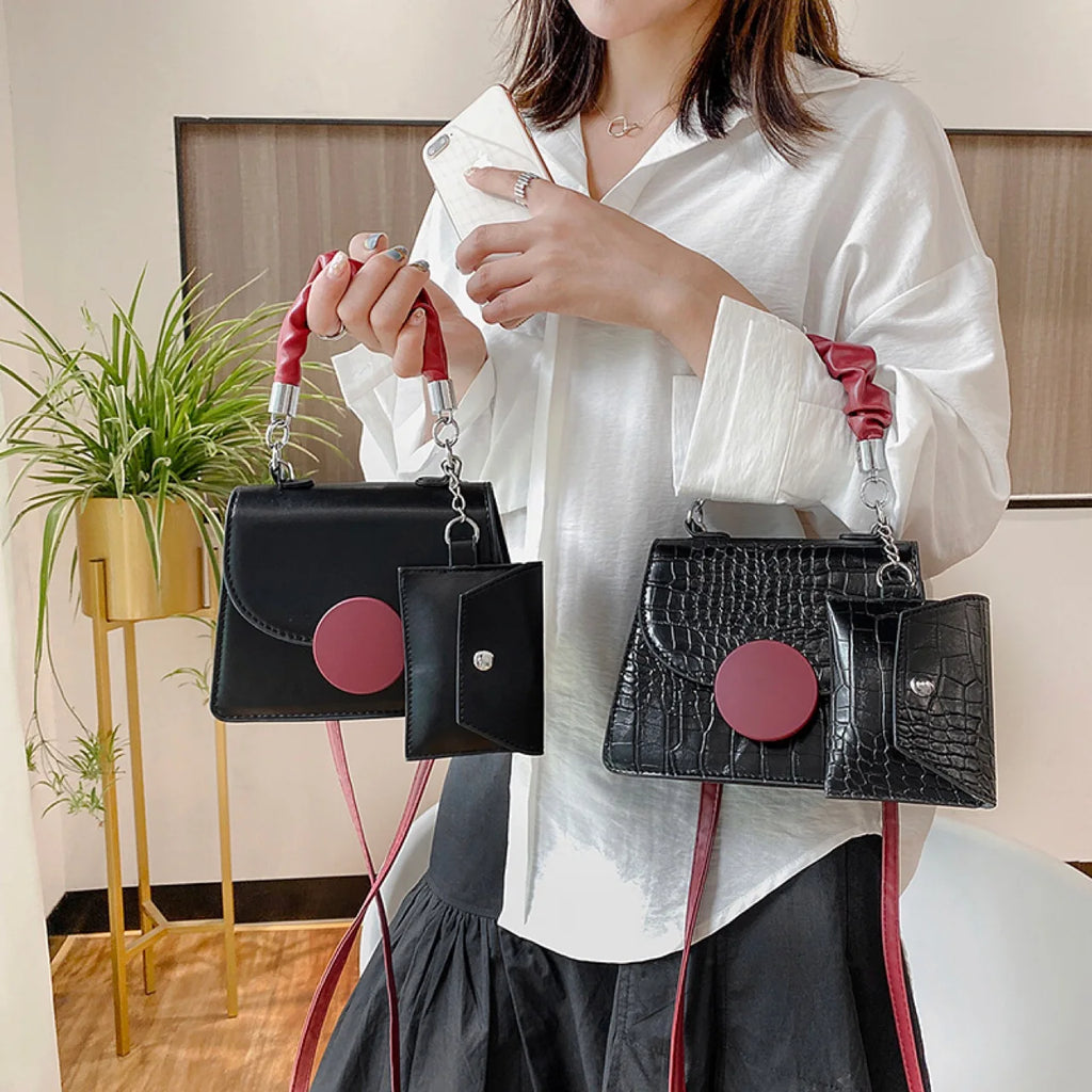 Portable Chain Shoulder Bag Western Messenger Bag