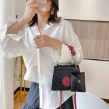 Portable Chain Shoulder Bag Western Messenger Bag