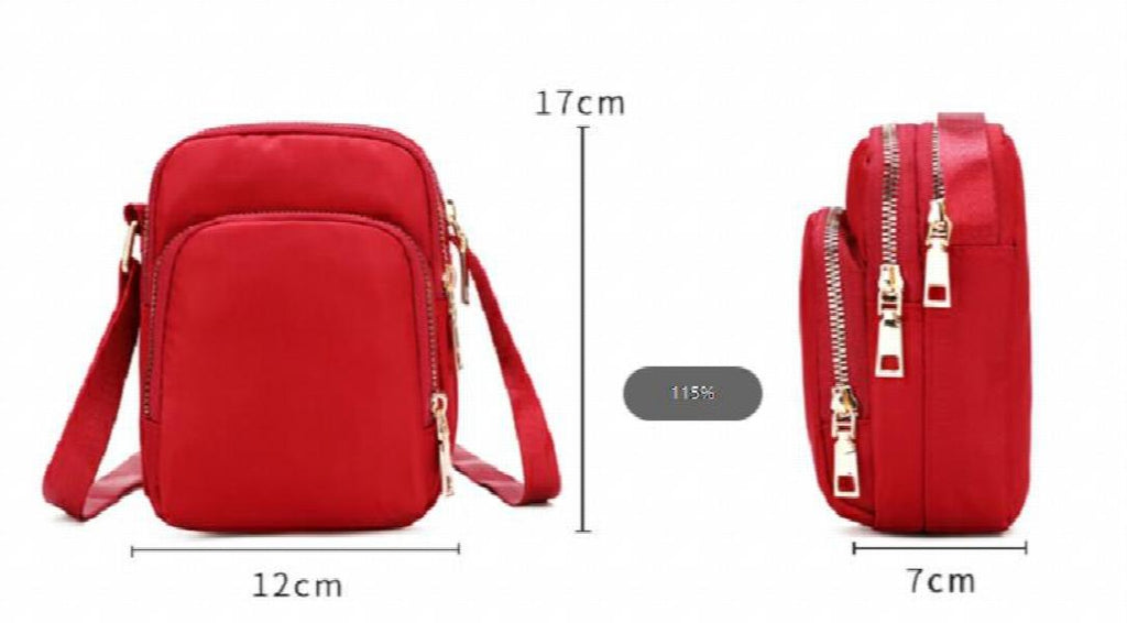 Nylon Crossbody Bag Waterproof Small Shoulder Tote Purse