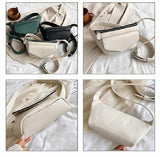 Casual Waist Bag Leather Shoulder Bag Women Fanny Pack