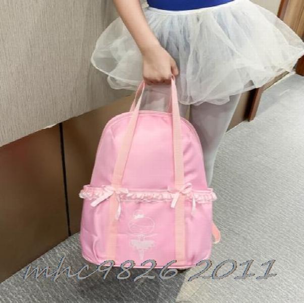 Kids Ballet Dance Backpack Embroidered Ballerina School Bags Girl