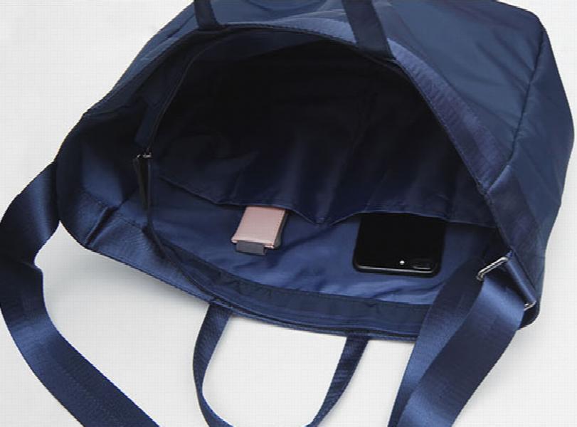 Korea Large Bag Shoulder Bag for Men Crossbody Waterproof Nylon Travel Totes