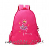 Girls Princess Dance Backpack Bag Kids Shoulder Dancing Latin Ballet Gym Storage