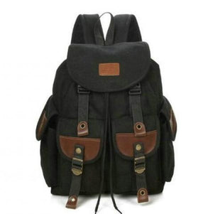 Hot Canvas Travel Backpack Student School Bag