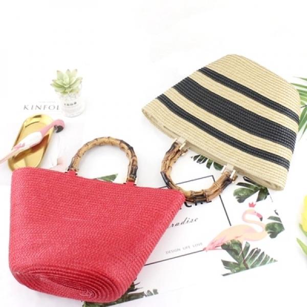 South Korea Straw Bag Casual Handbag Summer Holiday Shoulder Bag