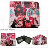 IVYYE Toilet-Bound Hanako-kun Anime Wallet Zipper Coin Purse Card Holder
