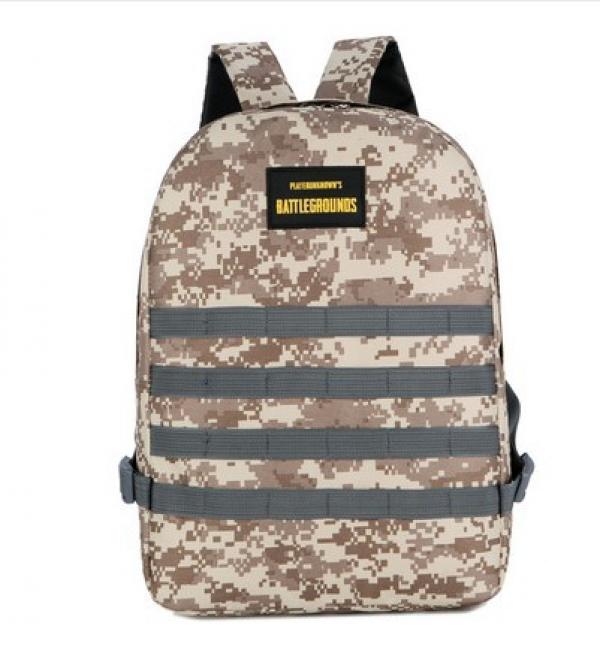 PUBG Camo Canvas Backpack Student Computer Bag