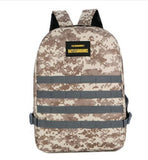 PUBG Camo Canvas Backpack Student Computer Bag