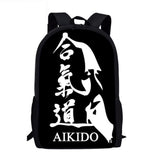HaoYun Children's Backpack Arts AIKIDO JUDO Pattern Kids School Book Bags