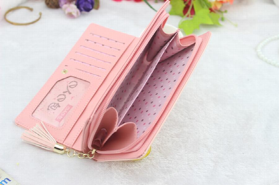 Cartoon Cat Women's Long Wallet Handbag Purse