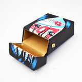 Girl Face Messenger Chain Flap Shoulder Box Bag