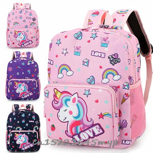 Kids Cartoon Pony Schoolbag Girls Princess School Bag Kindergarten Backpack