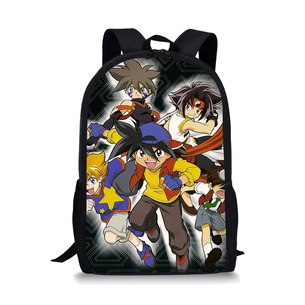 Kinomiya Takao Pattern Print School Bags Daily Travel Climbing Backpack