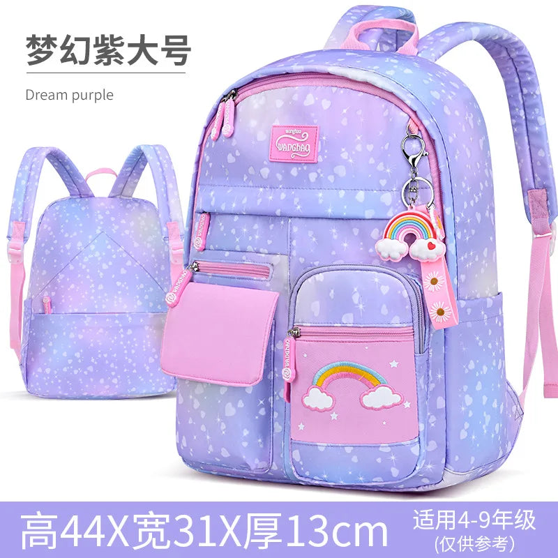 Kids School Backpack Waterproof Boys Girls Primary Children Bags