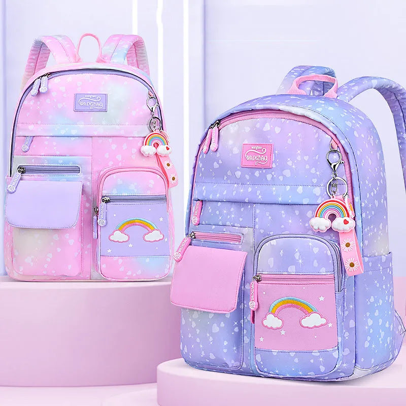 Kids School Backpack Waterproof Boys Girls Primary Children Bags