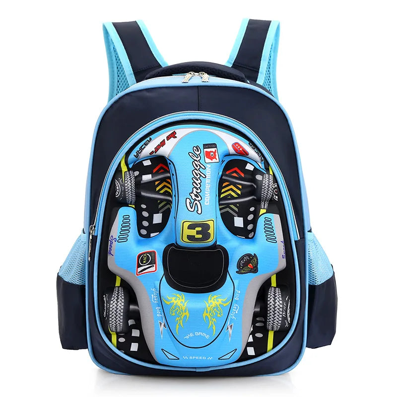 Kids School Bag Car Styling Backpack for Boys and Girls