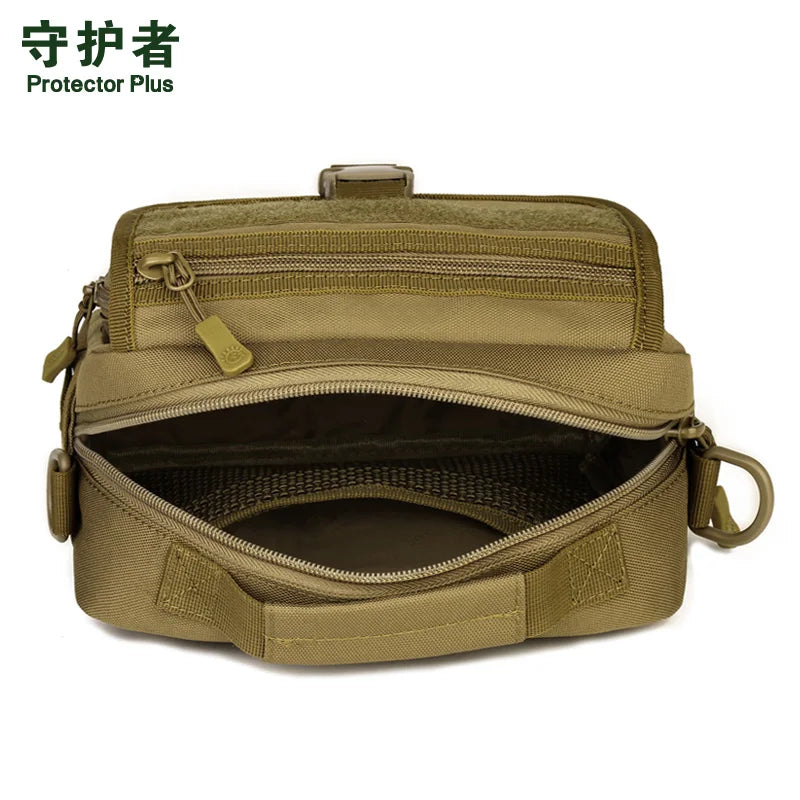 Tactical Crossbody Bag Military Nylon Army Handbag Molle Shoulder Bag