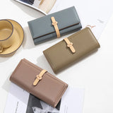 Women's PU Leather Handbag with Buckle Zipper