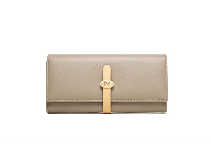 Women's PU Leather Handbag with Buckle Zipper
