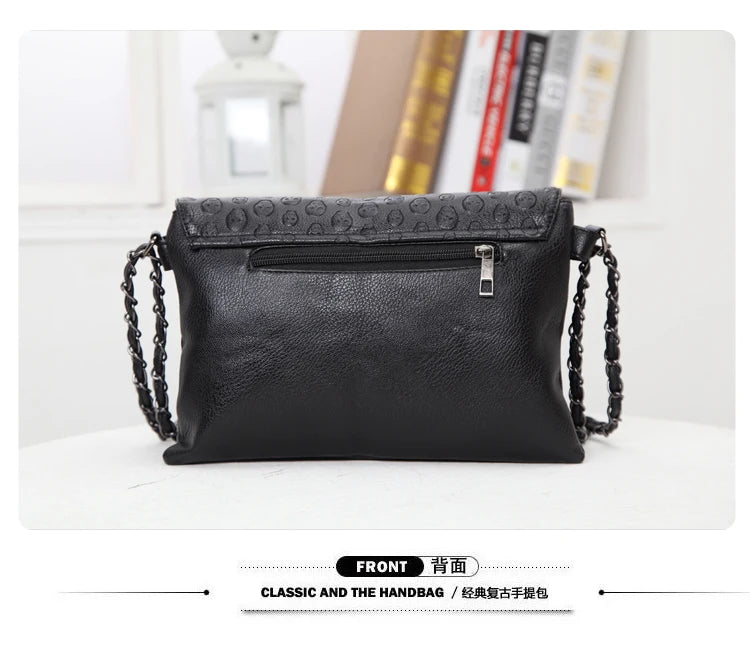 Women's Skull Shoulder Bag