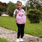 Plush Cat Bag Cartoon Schoolbags for Girls Small Kid Backpack