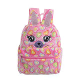 Plush Cat Bag Cartoon Schoolbags for Girls Small Kid Backpack