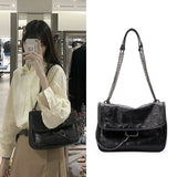 Crossbody Handbag for Women Rhombus All Match Large Capacity Shoulder Bag