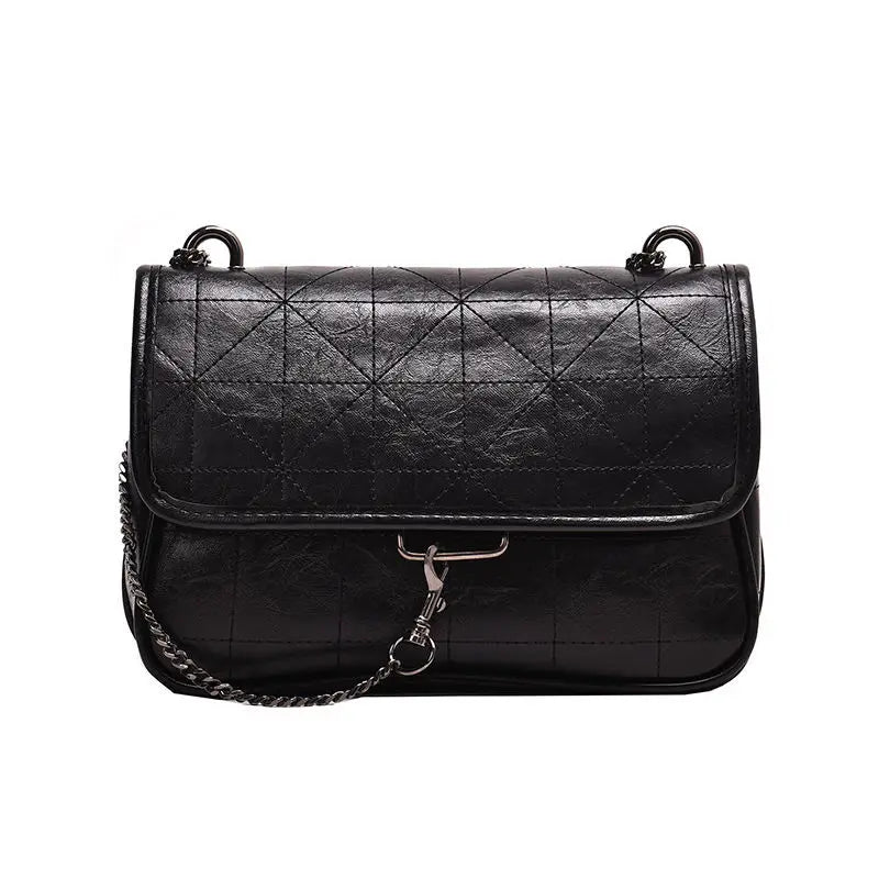 Crossbody Handbag for Women Rhombus All Match Large Capacity Shoulder Bag