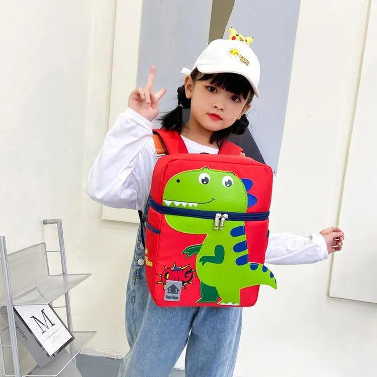 Cartoon Dinosaur School Bag for Boys and Girls