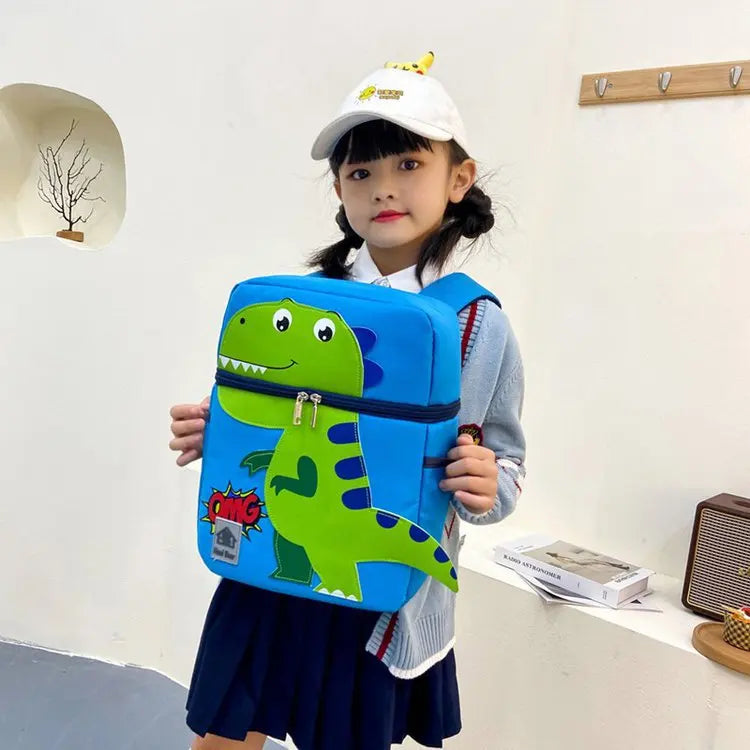 Cartoon Dinosaur School Bag for Boys and Girls