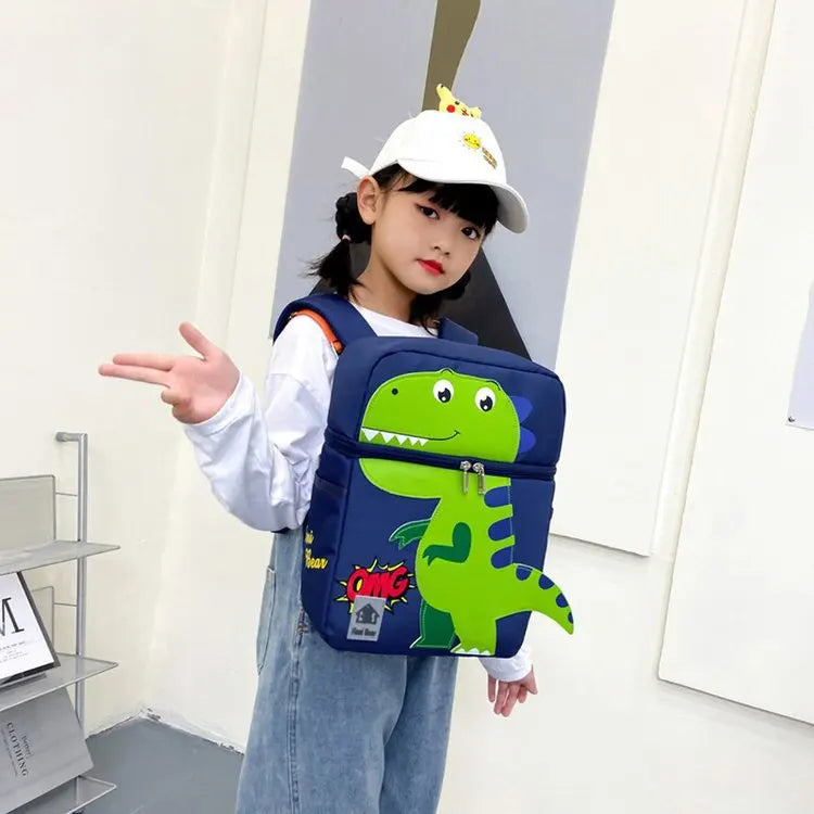 Cartoon Dinosaur School Bag for Boys and Girls