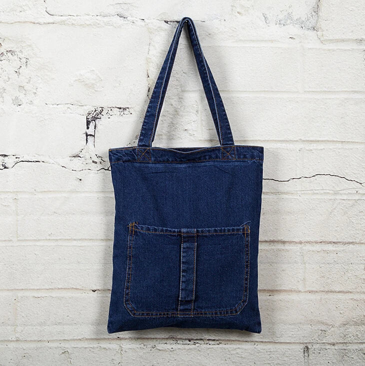 Stacy Bag 041216 Women Big Denim Bag Female Large Tote