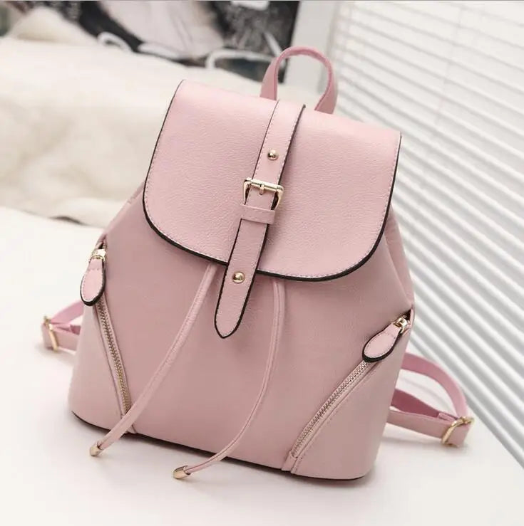 Stacy PU Leather Backpack for Women
