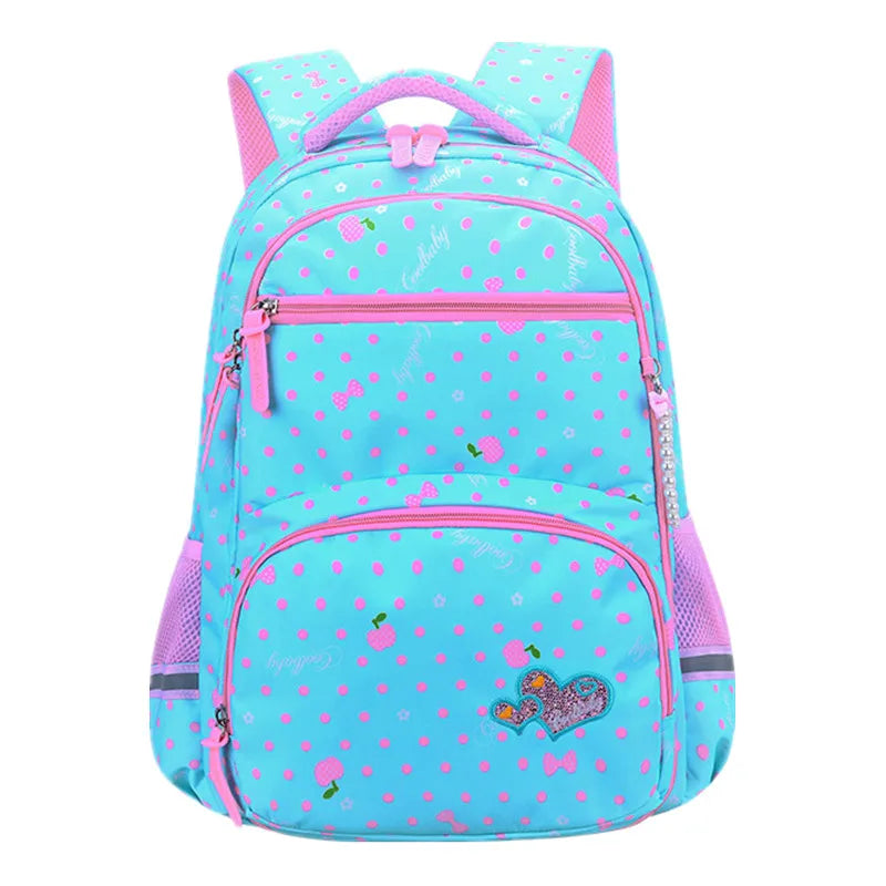 Girls Orthopedic School Backpack for Grades 1-6