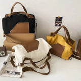 Canvas Travel Duffel Bag Unisex Backpack Multifunctional