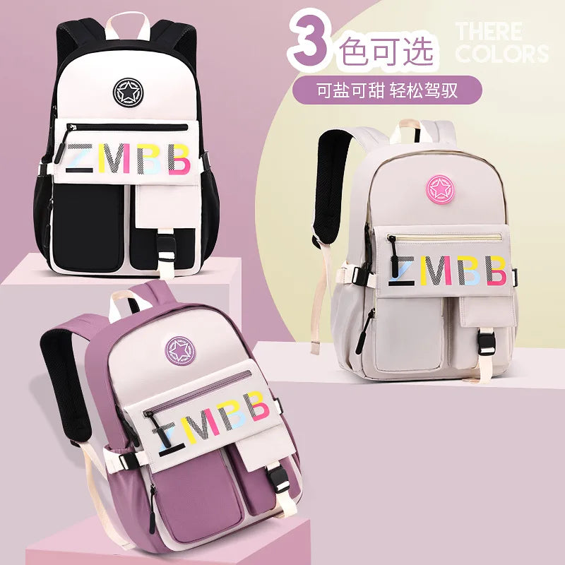 Waterproof Children School bags Girls Kids Schoolbag Book Bag Primary Orthopedic