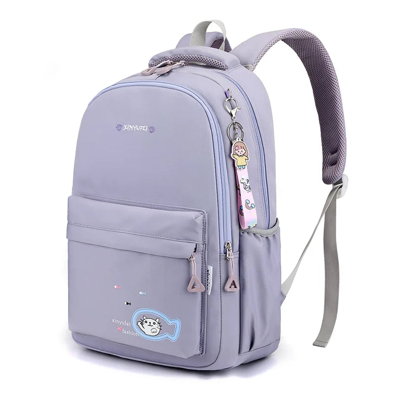 Waterproof School Backpack for Girls Orthopedic Book Bag Mochila Infantil