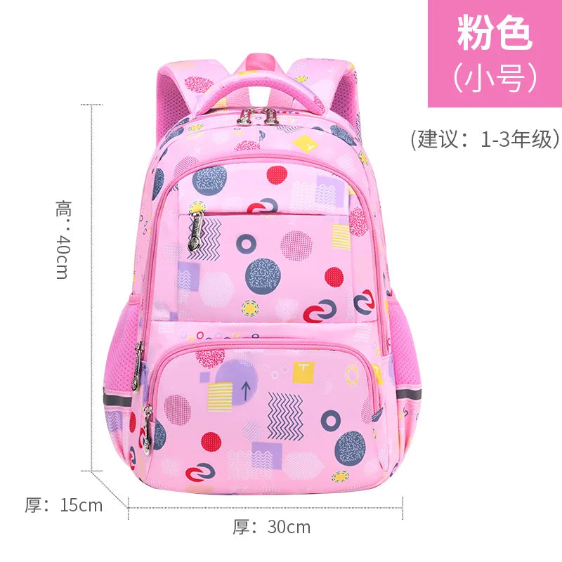 Waterproof Girls School Backpack Kids Satchel Orthopedic Bag