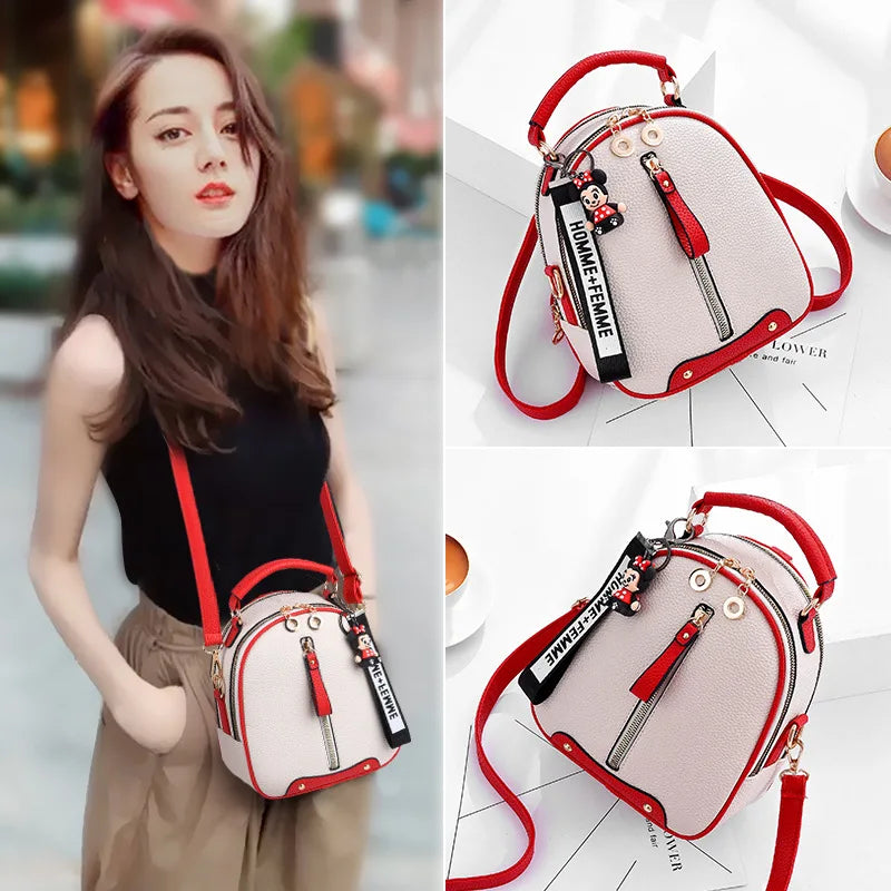 Small Fresh Messenger Backpack for Women