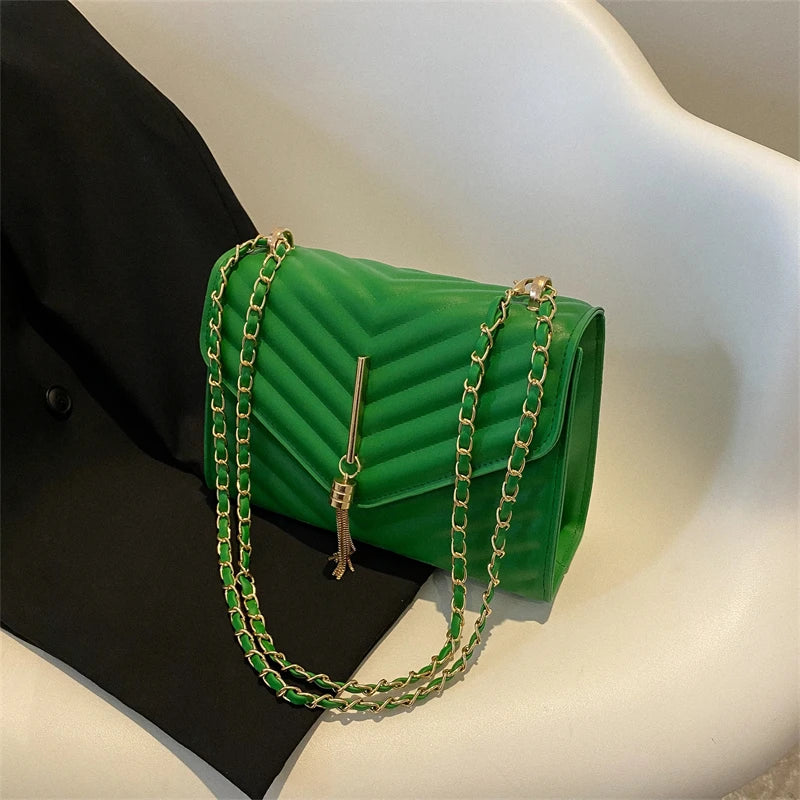 Women's Shoulder Crossbody Chain Bag in 4 Colors