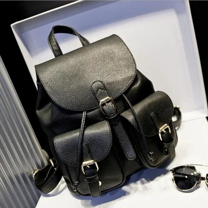 Women Shoulder Bag Backpack Double Strap