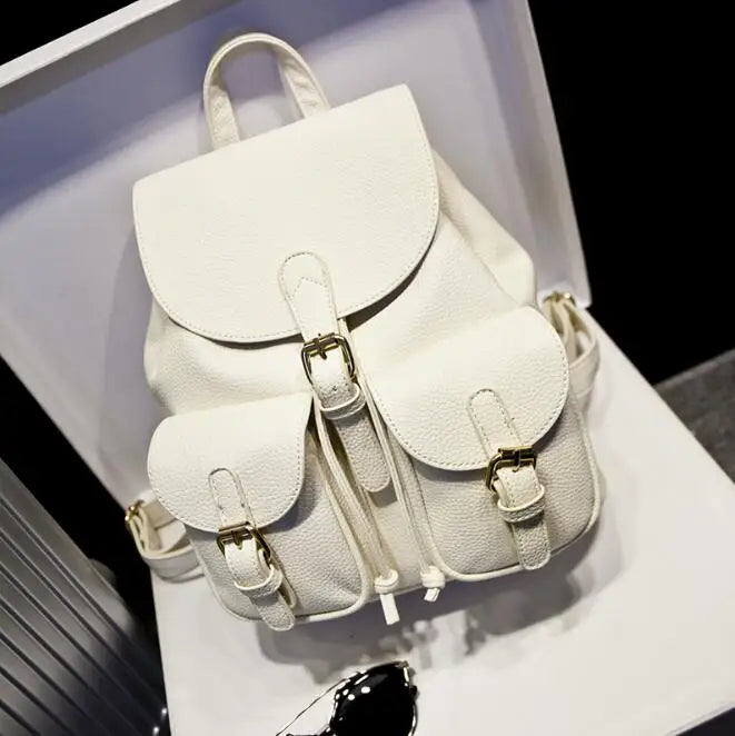 Women Shoulder Bag Backpack Double Strap